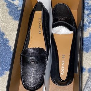 Black Coach Flats / Loafers